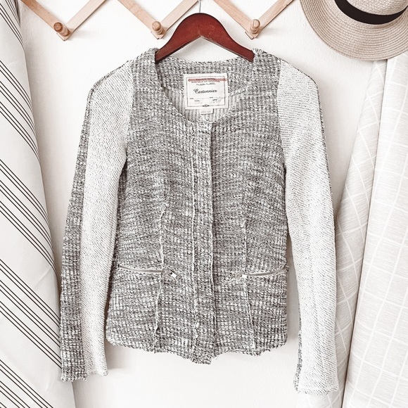 Anthropologie Cartonnier Metallic Tweed Blazer - Picture 1 of 6